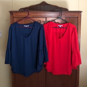 Bundle of 2 Valerie Stevens Plus size 1x tops